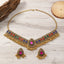 Luxurious Geometric Tassel Rhinestone Gold Plated Jewelry Set for Women