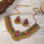 Luxurious Geometric Tassel Rhinestone Gold Plated Jewelry Set for Women