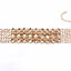 Luxurious Geometric Crystal Rhinestone Statement Necklace for Women