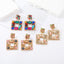 Luxurious Geometric Rhinestone Plated Alloy Women's Earrings