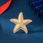 Marine Style Starfish Open Ring for Women - Summer Vacation Jewelry Accessory