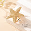 Marine Style Starfish Open Ring for Women - Summer Vacation Jewelry Accessory