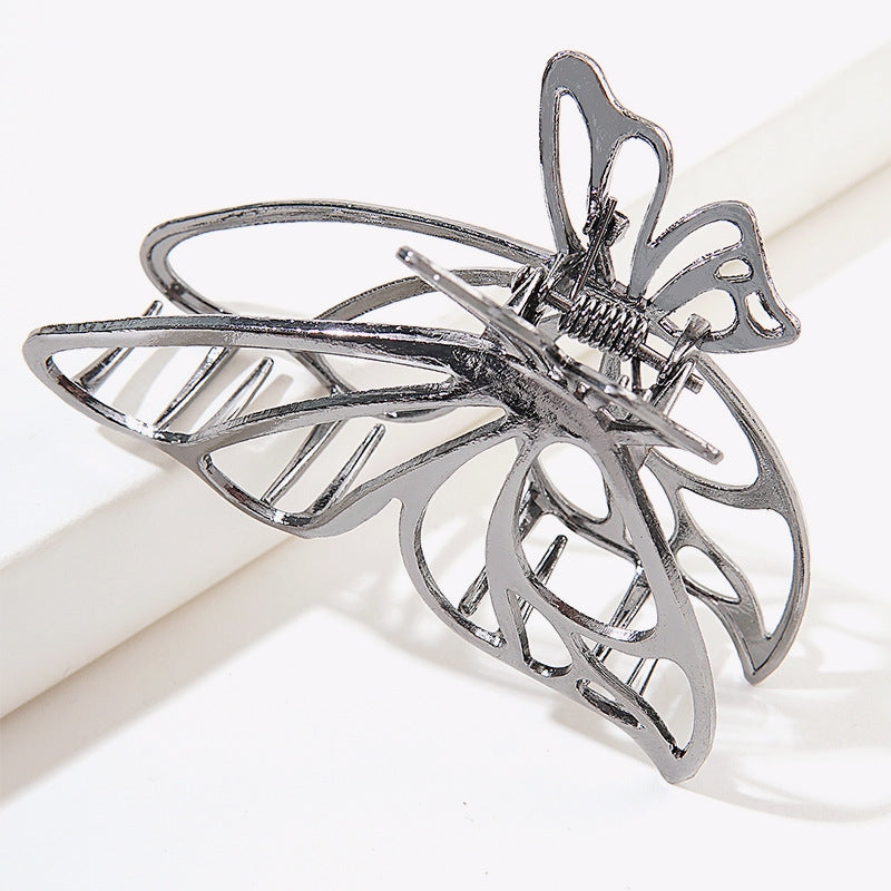 Metal Butterfly Hair Clip - French Design Hair Accessory for Women