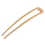 Metal U-Shaped Hairpin for Bun Hairstyles