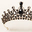 Metal Diamond Bridal Tiara with Rhinestones - Elegant Wedding Crown Headpiece