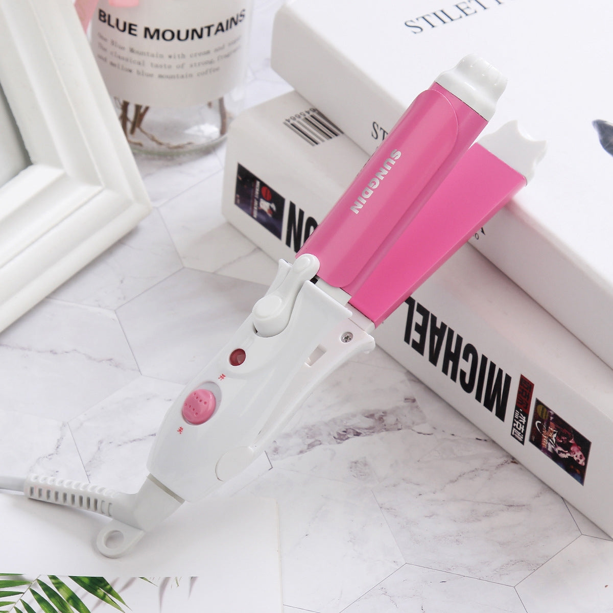 Mini Hair Straightener and Curler Electric Styling Tool