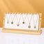 Modern Artistic Bamboo Wood Jewelry Display Stand