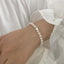 Modern Heart Shape Freshwater Pearl Love Bracelet for Women