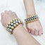 Modern Stainless Steel Beaded Bracelets for Men and Women