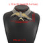 Modern Color Block Rhinestone Inlay Bird Layered Women's Choker Necklace