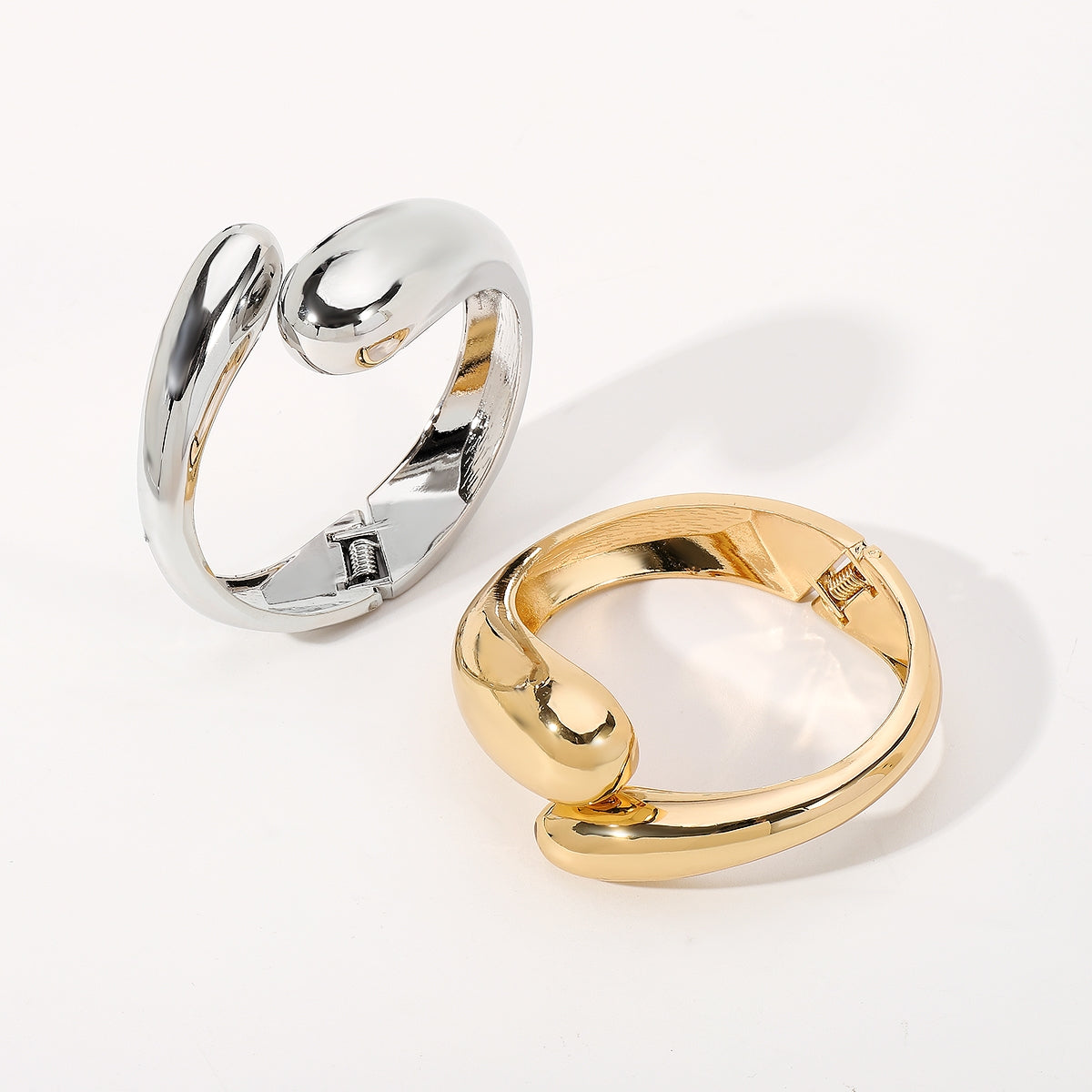 Modern Minimalist Open Cuff Alloy Women's Bangle Bracelet