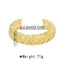 Modern Minimalist Solid Color Alloy Women's Open Cuff Bracelet