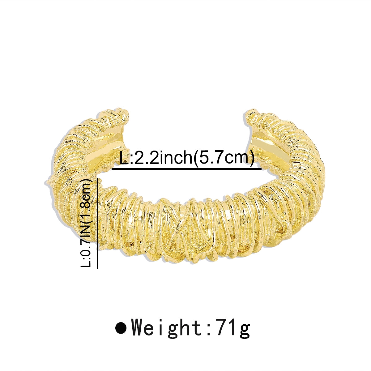 Modern Minimalist Solid Color Alloy Women's Open Cuff Bracelet