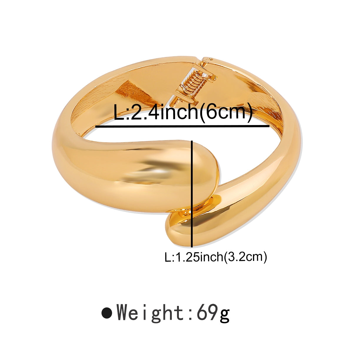 Modern Minimalist Open Cuff Alloy Women's Bangle Bracelet