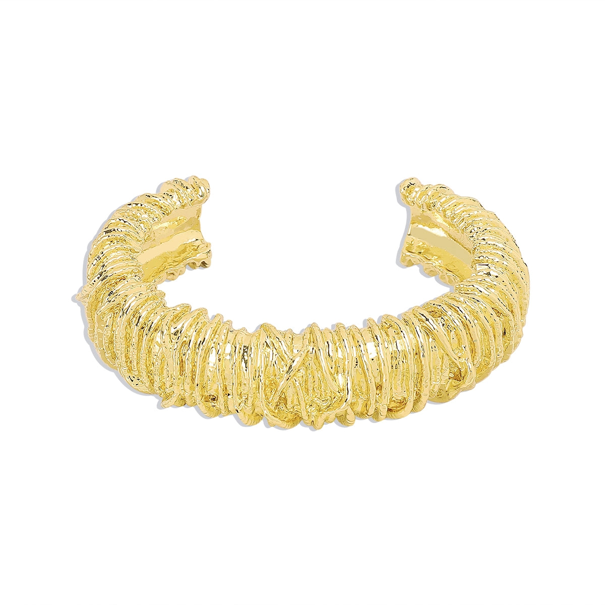 Modern Minimalist Solid Color Alloy Women's Open Cuff Bracelet