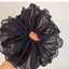 Modern Solid Color Pleated Hair Tie and Head Rope Set