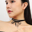 Modern Gothic Bow Knot PU Leather Women's Choker Necklace