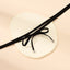 Modern Gothic Bow Knot PU Leather Women's Choker Necklace