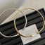 Modern Alloy Vertical Stripe Women's Choker Necklace