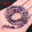 Natural Amethyst Abacus and Round Beads for DIY Jewelry Making Accessories