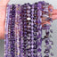 Natural Amethyst Abacus and Round Beads for DIY Jewelry Making Accessories