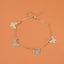 Hollow Butterfly Pendant Anklet Set - Summer Beach Style