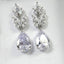 Elegant Bridal Pear-Shaped Zircon Drop Earrings for Women