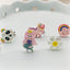 New Cartoon Unicorn Mermaid Clip-On Earrings for Girls