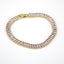 18k Gold Plated Copper Zirconia Color Crystal Tennis Bracelet
