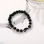 Yin Yang Taiji Natural Stone Beaded Couple Bracelet