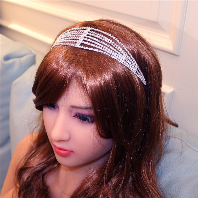 Elastic Rhinestone Multi-layer Hairband - Fashion Women's Hair Accessories