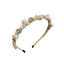 New Fashion Rhinestone Pearl Alloy Headband - Vintage Korean Style Hair Accessory