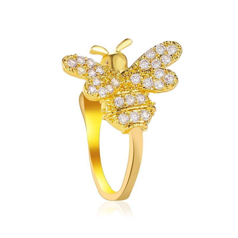 New Fashion Cute Bee Diamond Ear Cuff for Women