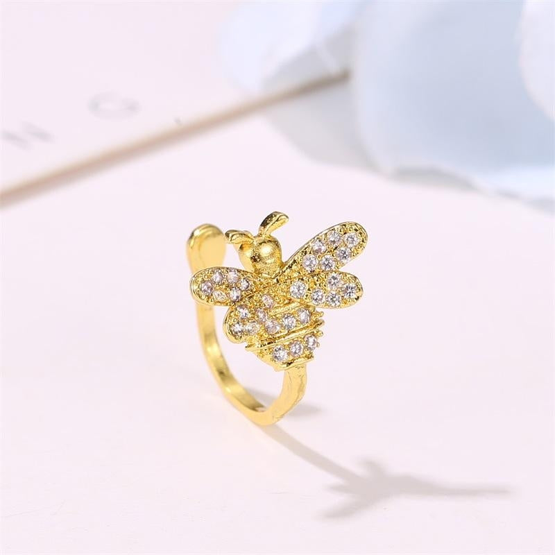 New Fashion Cute Bee Diamond Ear Cuff for Women