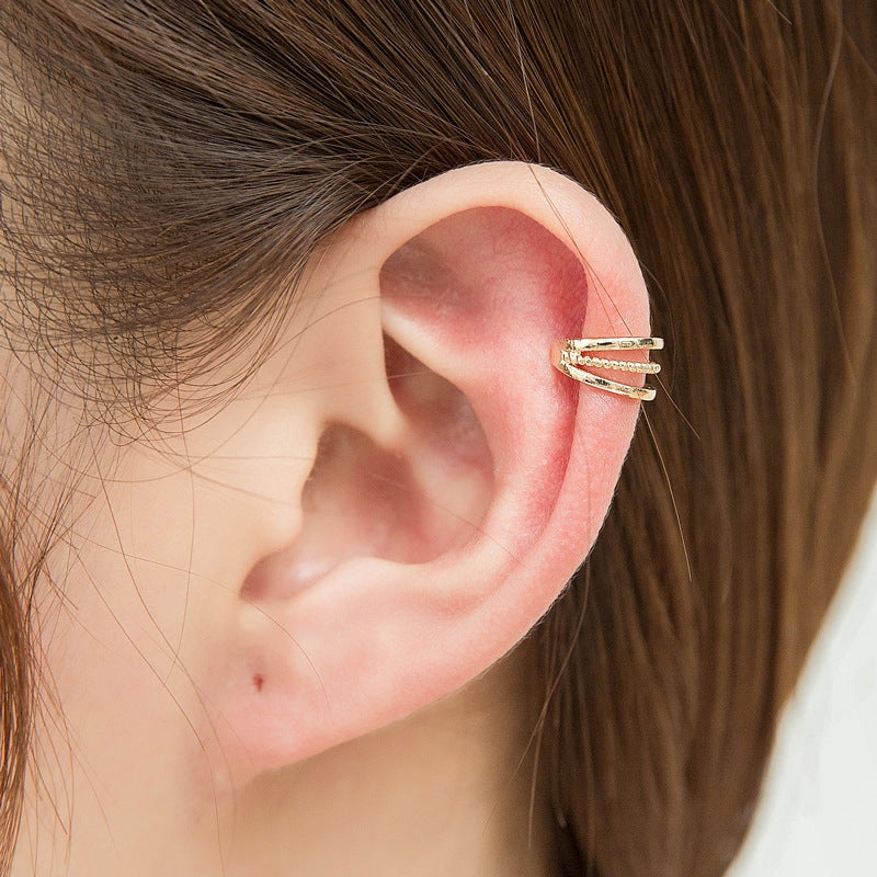 Geometric Retro Ear Cuff Clip-On Earrings