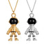 New Fashion Hip Hop Astronaut Pendant Necklace for Men and Women