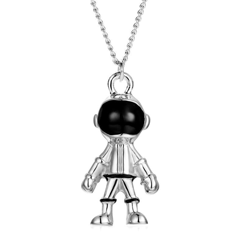 New Fashion Hip Hop Astronaut Pendant Necklace for Men and Women