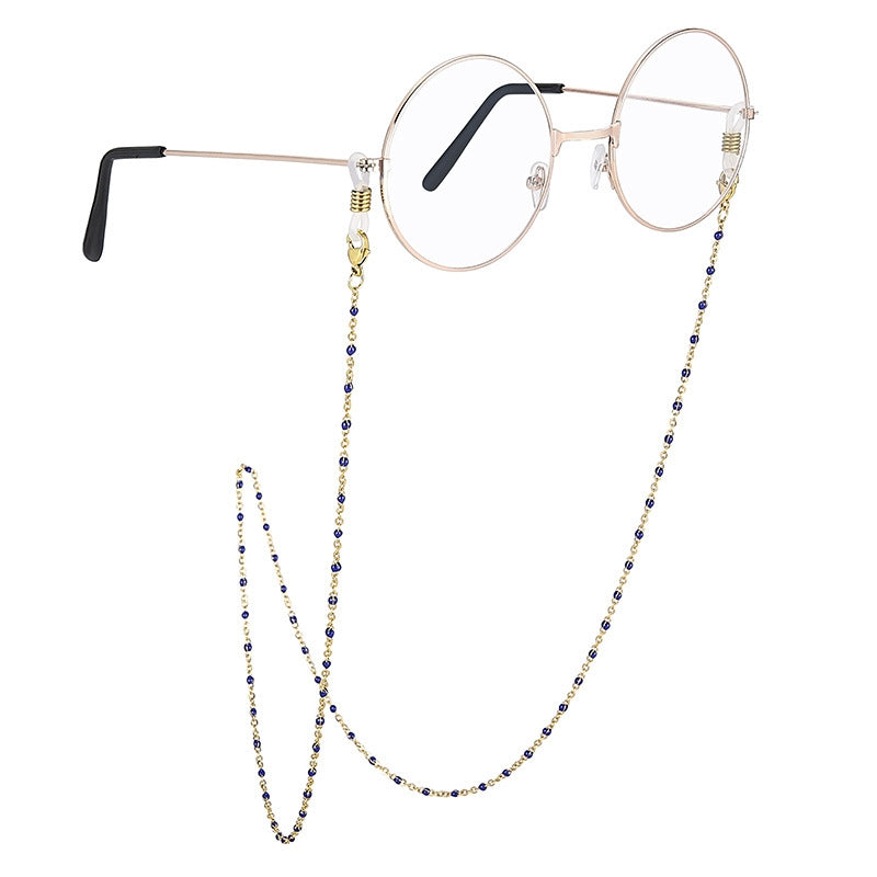 Retro Multicolor Beaded O-Chain Eyewear and Mask Chain Accessories