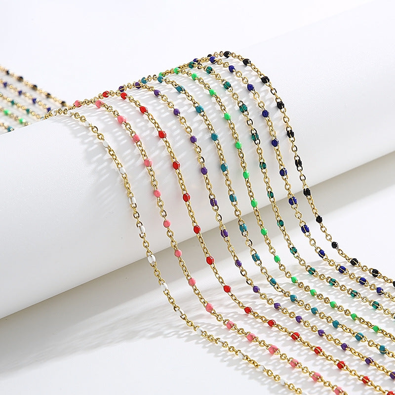 Retro Multicolor Beaded O-Chain Eyewear and Mask Chain Accessories