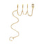 New Long Zircon Earrings Fashion Multi-layer Chain Tassel Ear Clip Single Ear Bone Clip