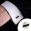 Men's Alloy Diamond-Studded Starry Round Cufflinks