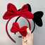 Red Big Bow Headband - Sweet Korean Style Hair Accessory