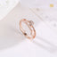 Creative Heart-to-Heart Adjustable Heart-Shaped Ring