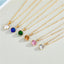 New Minimalist Round Rhinestone Pendant Necklace