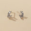 Elegant Rhinestone Butterfly Earrings for Women - Chic and Versatile Ear Clips