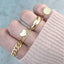 New Simple Vintage Alloy Ring Set - 10 Piece Creative Knuckle Rings Collection