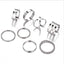 New Simple Vintage Alloy Ring Set - 10 Piece Creative Knuckle Rings Collection