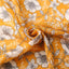 Gardenia Print Silk Cotton Linen Scarf and Beach Shawl for Women