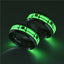 New Titanium Steel Fluorescent Double Dragon Electrocardiogram Ring