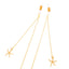 Non-Slip Metal Glasses Chain with Gold Starfish Pendant